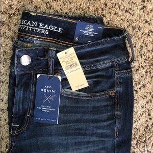 Dark Shadow Wash Kick Boot AEO Jeans